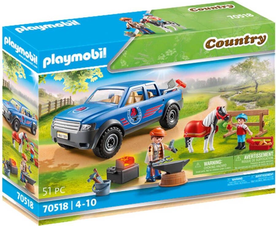 Playmobil Â Country 70518 mobiele hoefsmid OP=OP