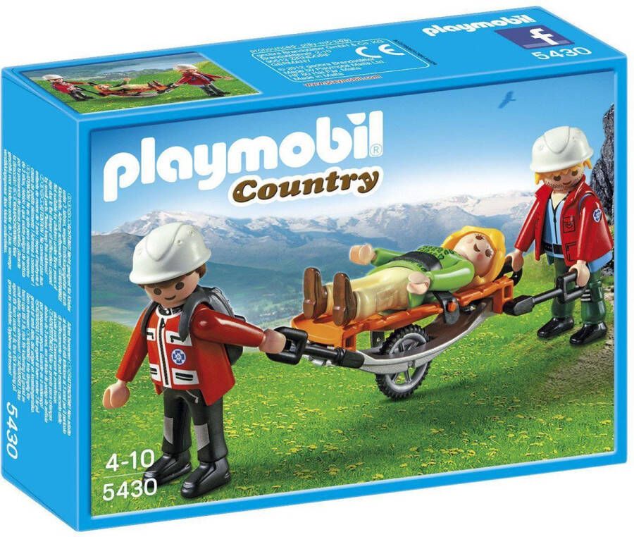 Playmobil Country 5430 Reddingsteam met brancard OP=OP