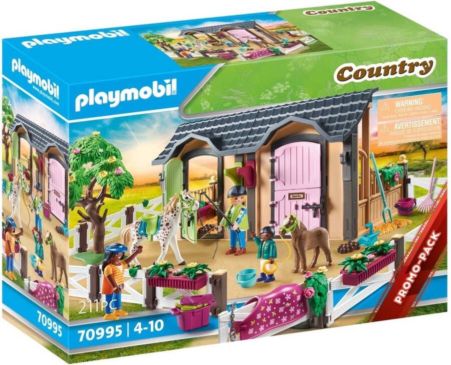 PLAYMOBIL Country Rijlessen Met Paardenboxen (70887)