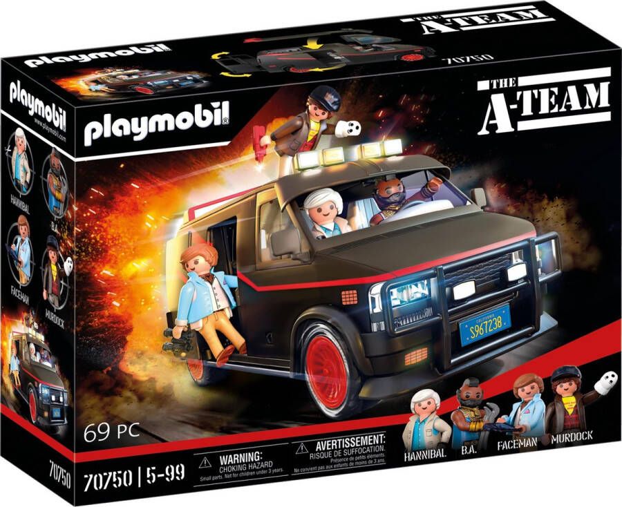 Playmobil Â A-team 70750 De A-team bus