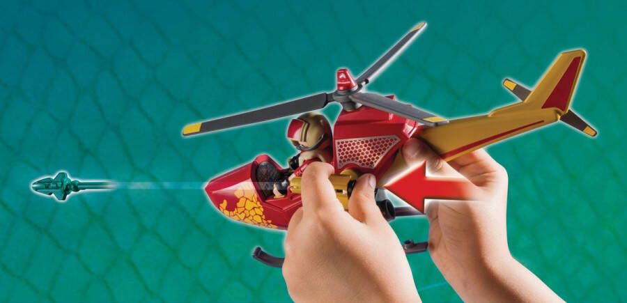 PLAYMOBIL The Explorers Helikopter Met Pteranodon 9430