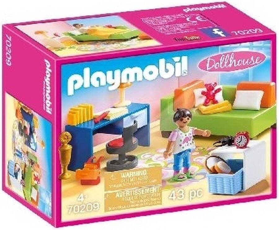Playmobil Dollhouse 70209 kinderkamer met bedbank