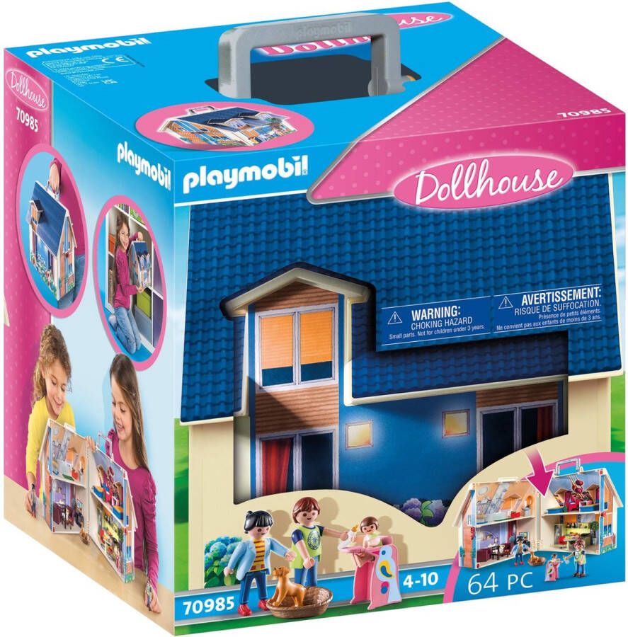 PLAYMOBIL Dollhouse Mijn meeneem-poppenhuis 70985