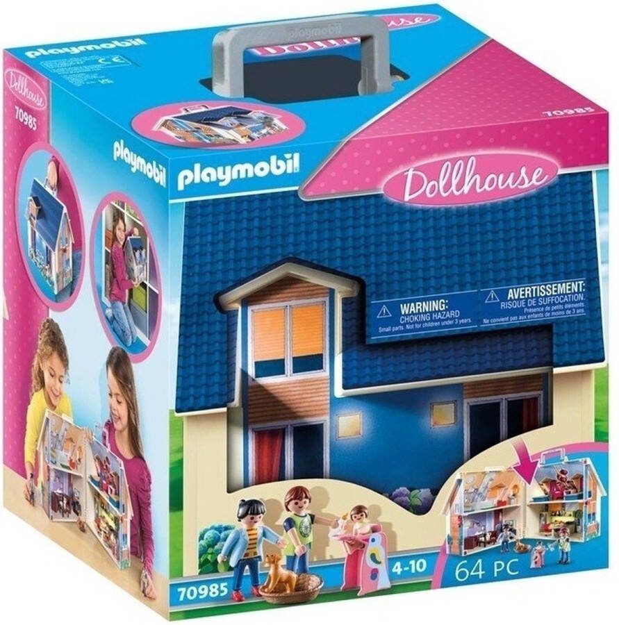 PLAYMOBIL Dollhouse Mijn meeneem-poppenhuis 70985