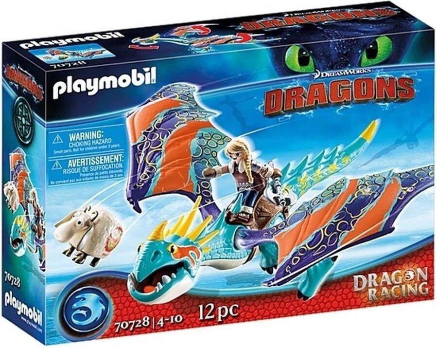 PLAYMOBIL Dragon Racing: Astrid En Stormvlieg (70728) 12-delig