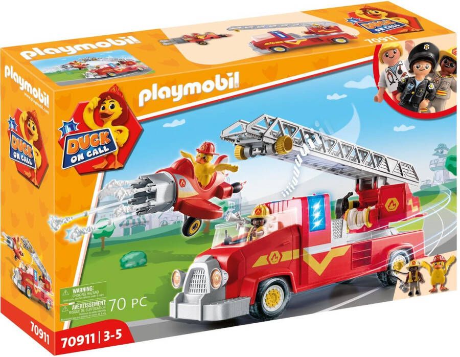 Megamoviestore Playmobil Duck On Call D*O*C* Brandweerwagen 70911 4008789709110