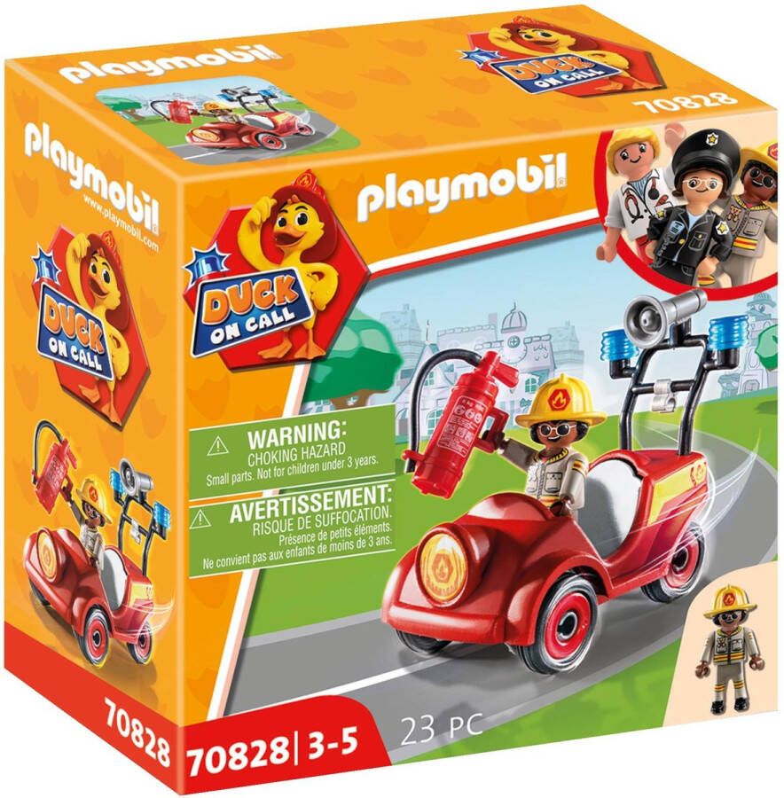 Megamoviestore Playmobil Duck On Call D*O*C* Mini-brandweerwagen 70828 4008789708281