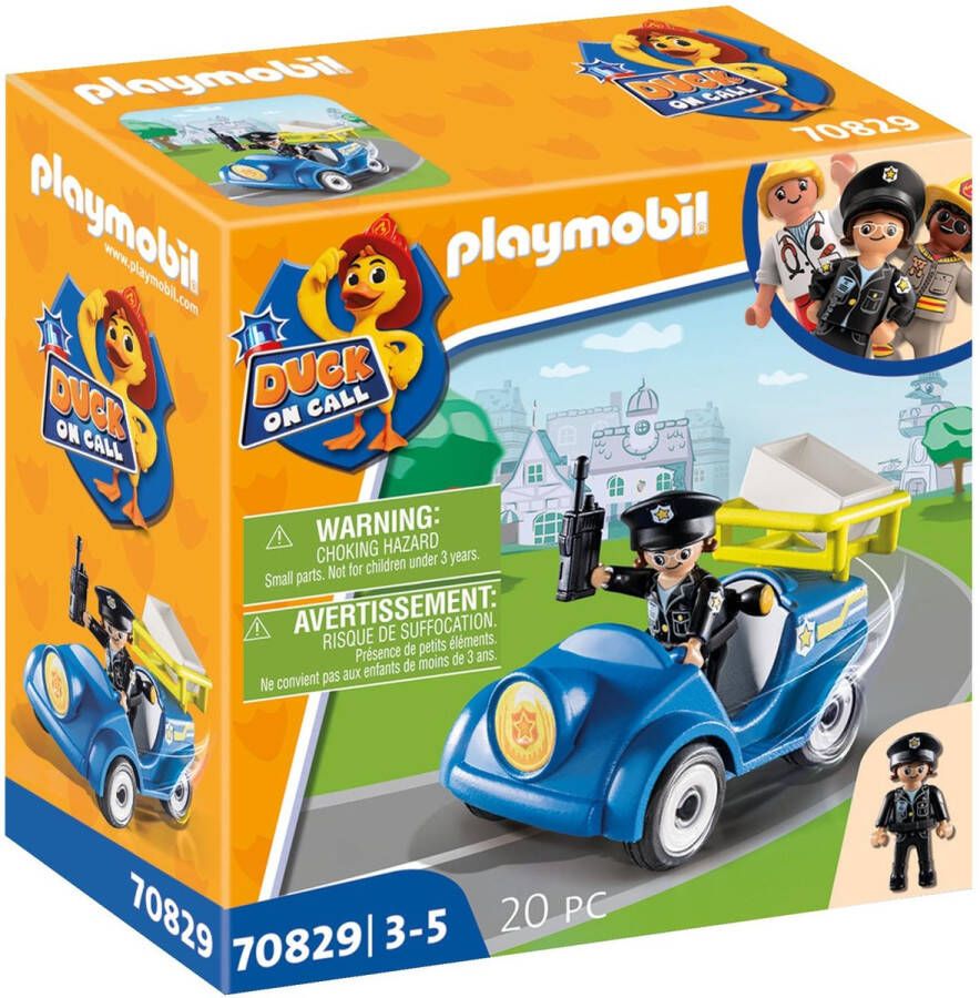 PLAYMOBIL Playset Duck on Call 70829 Mini Politieauto (20 pcs)