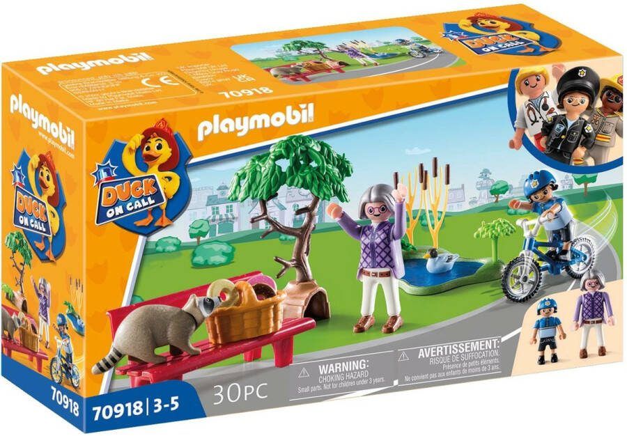 PLAYMOBIL Duck On Call Politieactie. Pak de dief! 70918