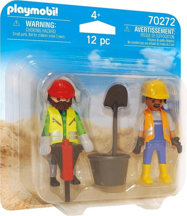 PLAYMOBIL Duo Packs Bouwvakkers 70272