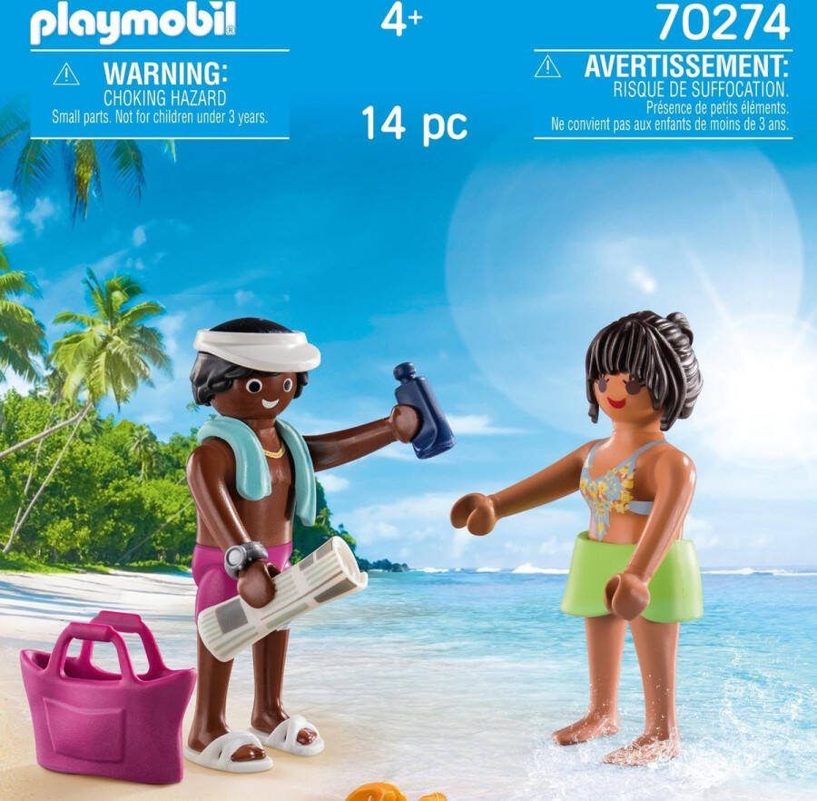 PLAYMOBIL Duo Packs Koppel vakantiegangers 70274