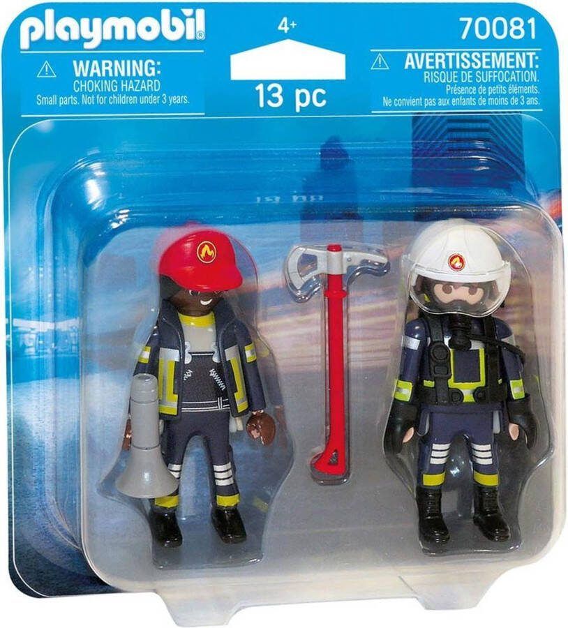 PLAYMOBIL DuoPack Brandweerlui 70081