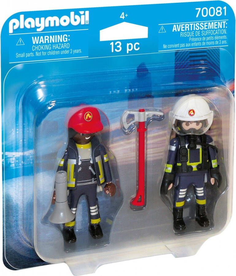 PLAYMOBIL DuoPack Brandweerlui 70081