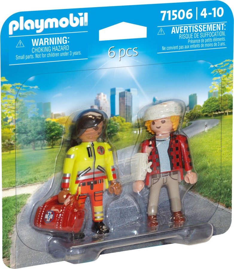 Coppens Playmobil Duopack 71506 ambulancebroeder met patit