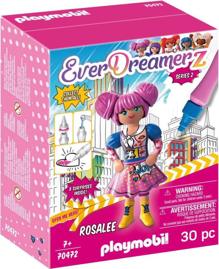 PLAYMOBIL Everdreamerz Rosalee Comic World 30-delig (70472)