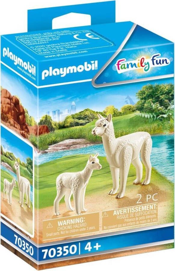 PLAYMOBIL Family Fun Alpaca met baby 70350