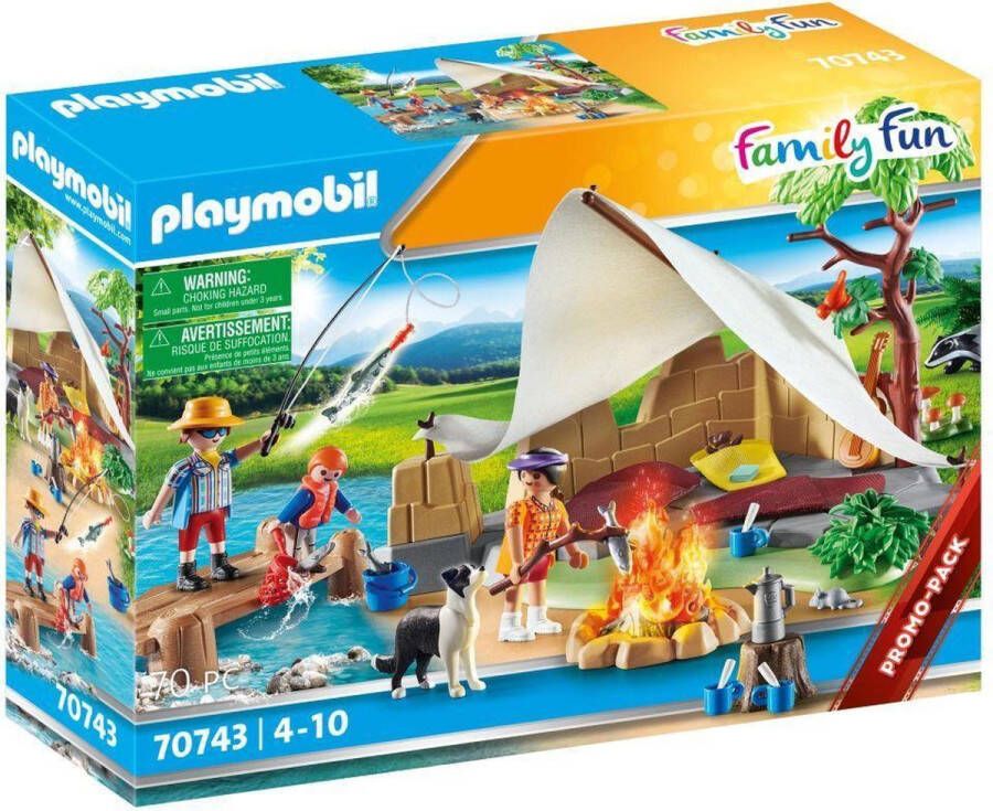 PLAYMOBIL Family Fun Familie Op Kampeertocht (70743) 41-delig