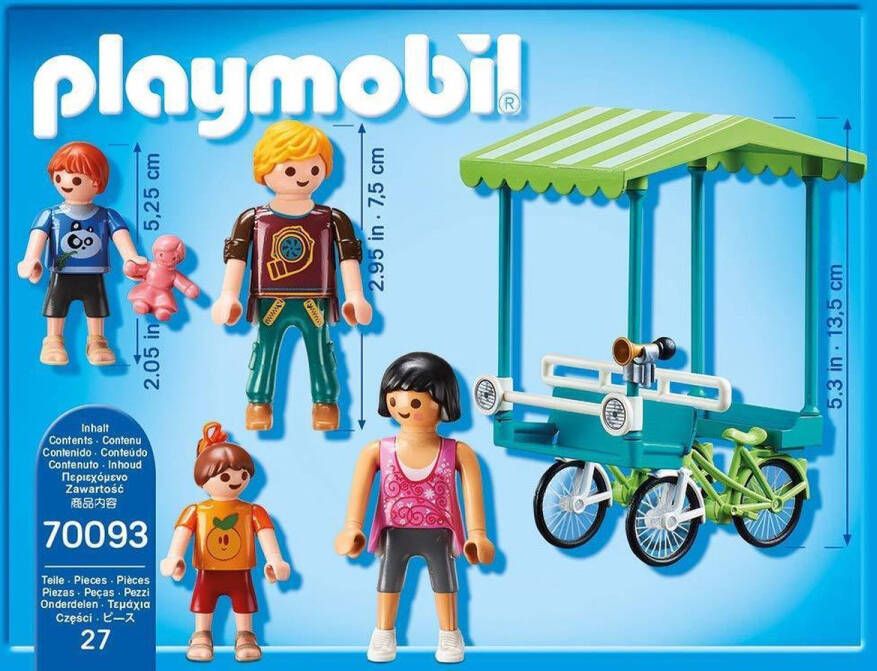 PLAYMOBIL Family Fun Familiefiets 70093