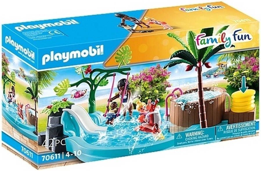 Playmobil Â 70611 Family Fun Kinderzwembad met whirlpool