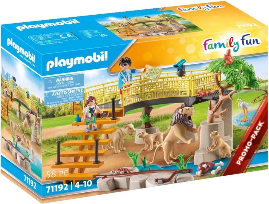 Playmobil Â 71192 Family Fun PROMO leeuwen in het buitenverblijf