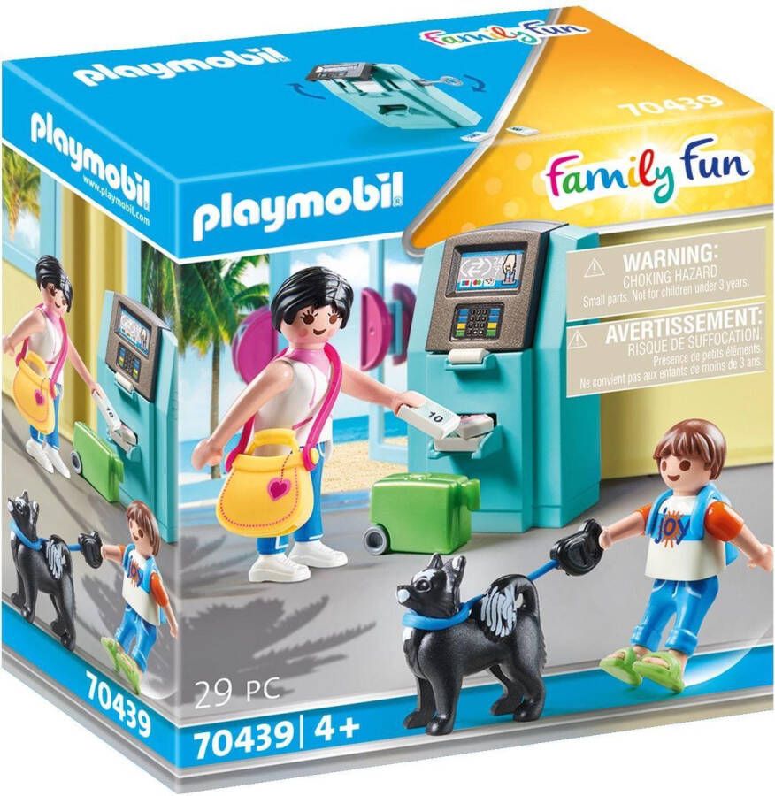 Playmobil Â Family Fun 70439 vakantiegangers met geldautomaat OP=OP