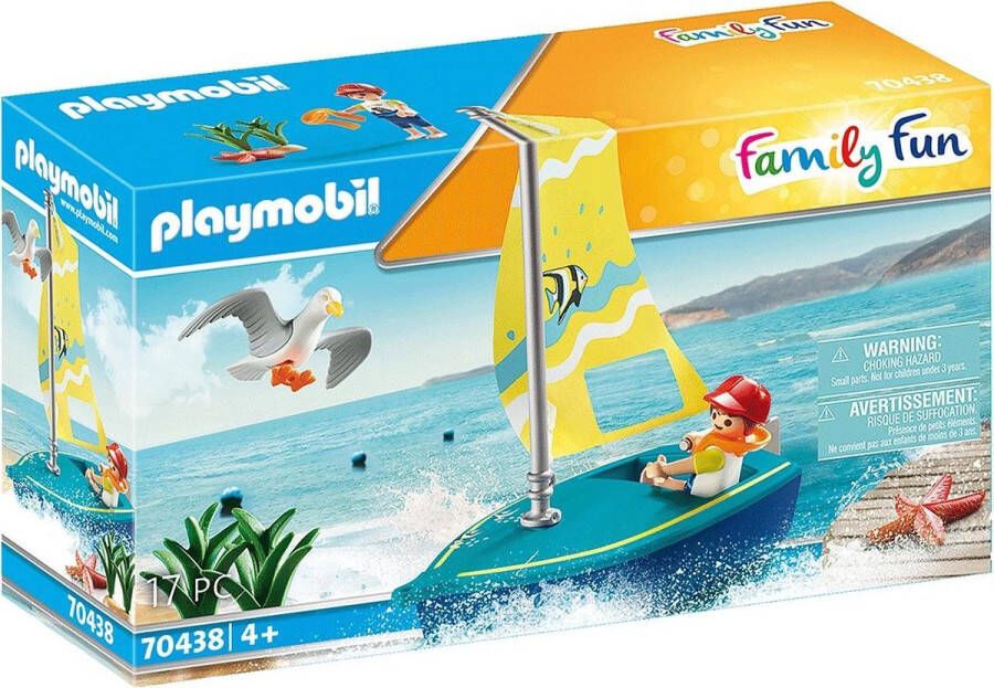 PLAYMOBIL Family Fun Zeilbootje 70438