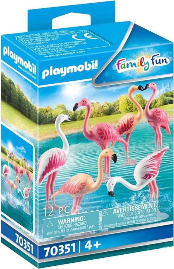 PLAYMOBIL Family Fun Zwerm flamingo's 70351