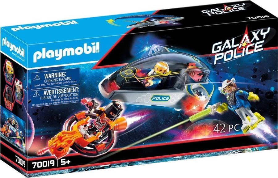 PLAYMOBIL Galaxy Police Galaxy politie glider 70019