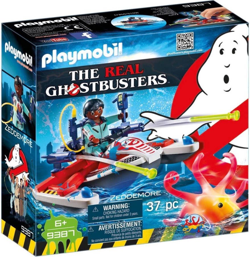 Playmobil Â Ghostbusters Zeddemore 9387 met waterscooter OP=OP