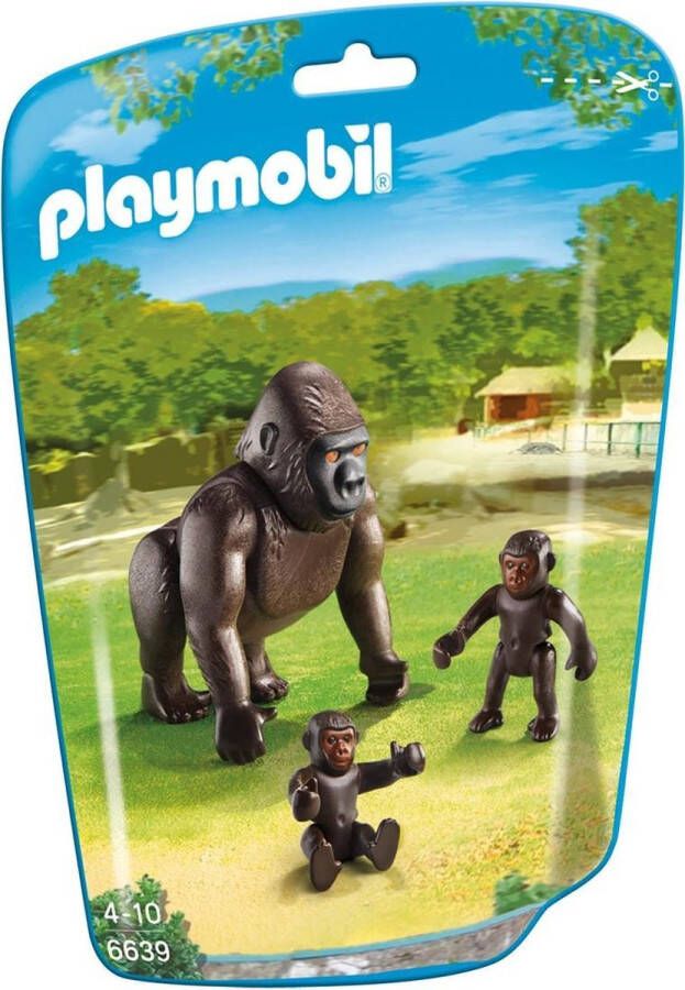 PLAYMOBIL Gorilla met baby's 6639