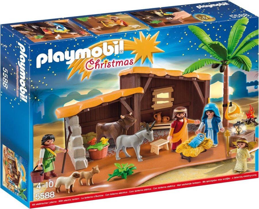 PLAYMOBIL Grote kerststal 5588