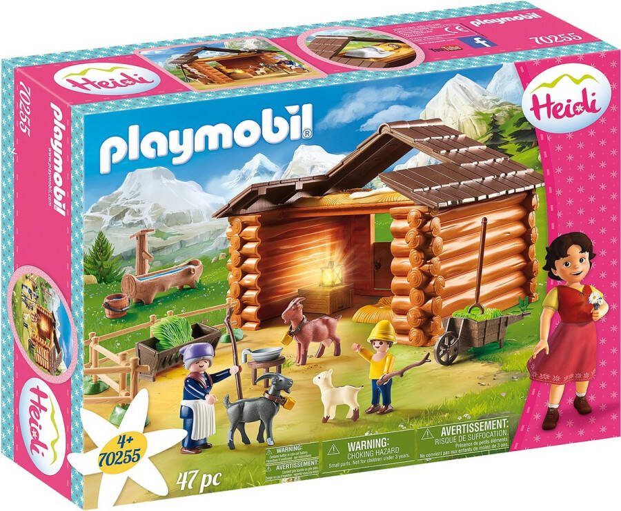 PLAYMOBIL Heidi Peter Met Grootmoeder Bij De Geitenstal 70255