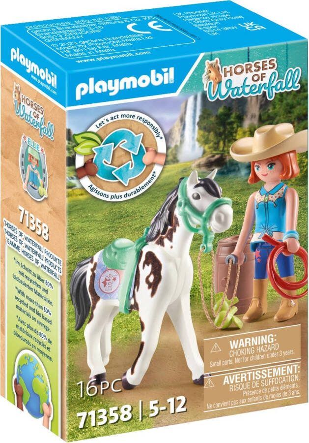 Playmobil Horses of waterfall 71358 Ellie en Sawdust speelset