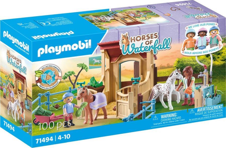 Coppens PlaymobilÂ Horses of waterfall 71494 Manege