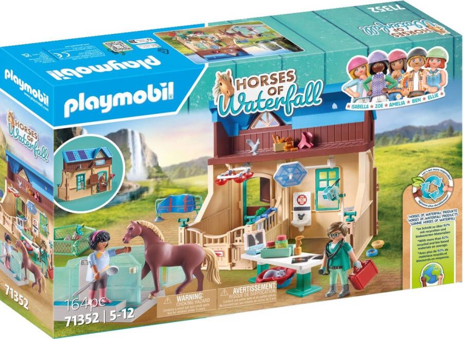 Playmobil Horses of Waterfall Paardrijtherapie & dierenartsenpraktijk 71352