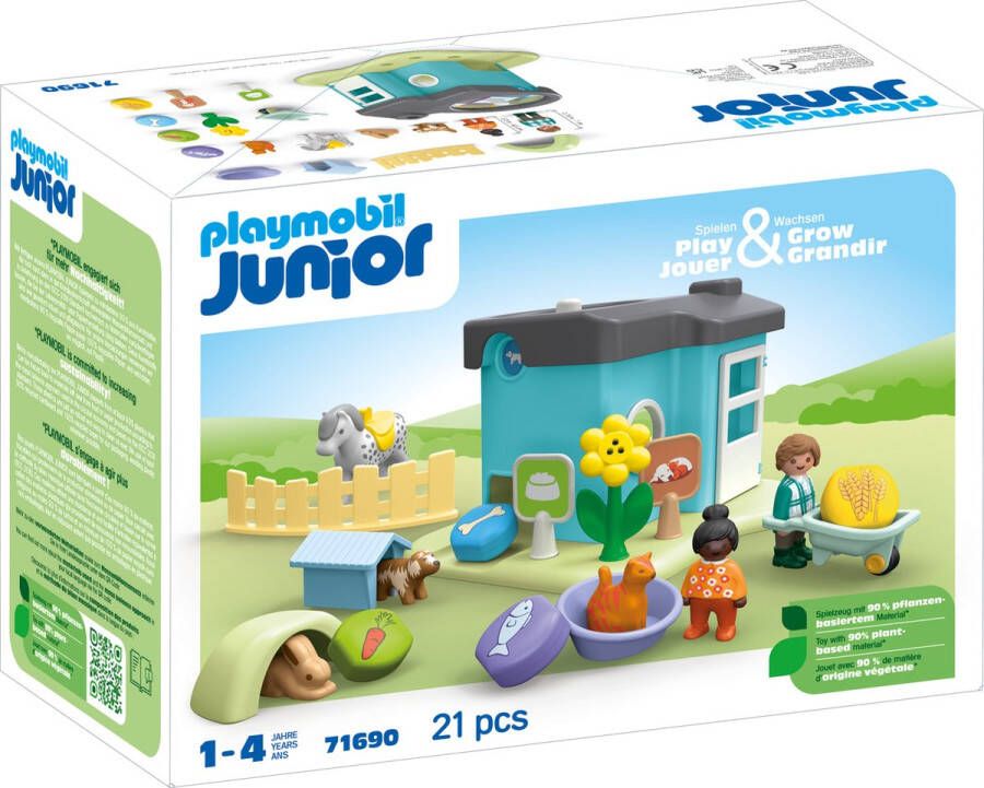 Playmobil? Playmobil Junior 71690 dierenpension met voerautomaat