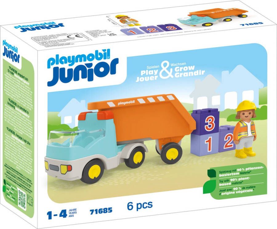 Playmobil Junior Kiepwagen 71685