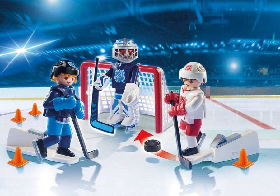 PLAYMOBIL Koffertje NHL IJshockey shoot out 9177