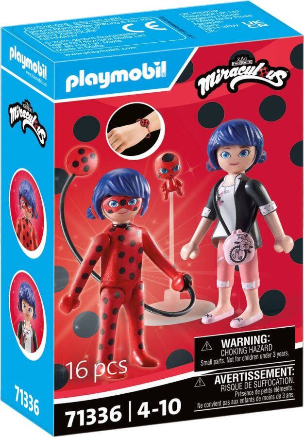 PLAYMOBIL Miraculous: Marinette & Ladybug 71336