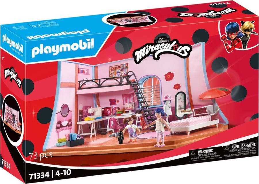 PLAYMOBIL Miraculous: Marinettes loft 71334