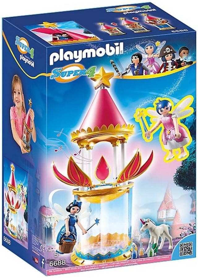 Playmobil Super 4 6688 musical flower tower with twinkle and donella