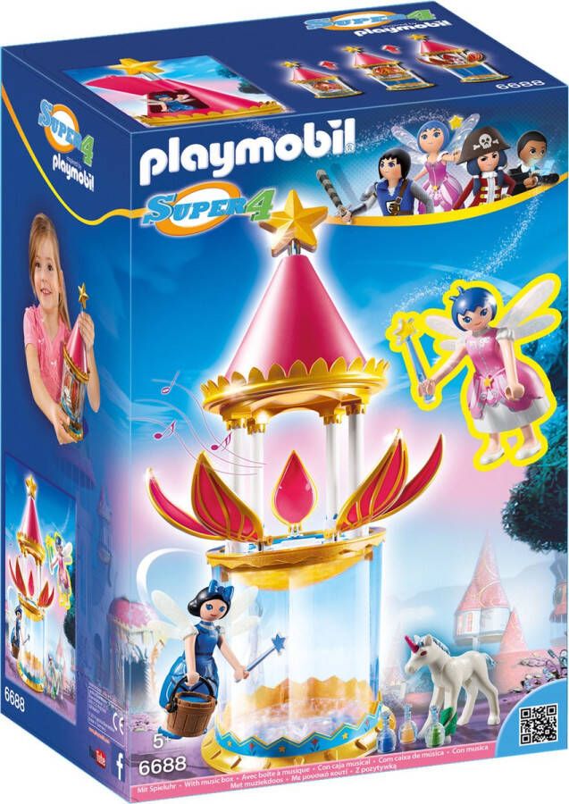 Playmobil Â Super 4 6688 Musical Flower Tower with Twinkle and Donella