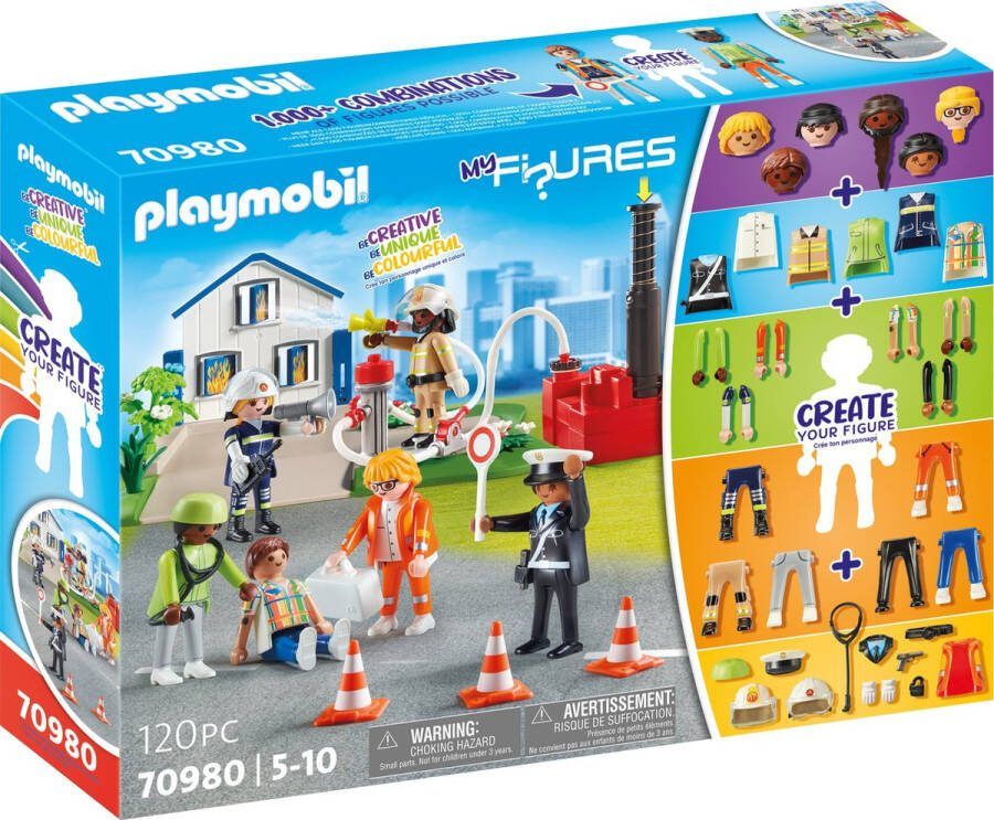 PLAYMOBIL My Figures: Reddingsmissie 70980