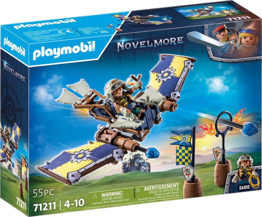 Playmobil Novelmore 71211 Dario`s zweefvliegtuig