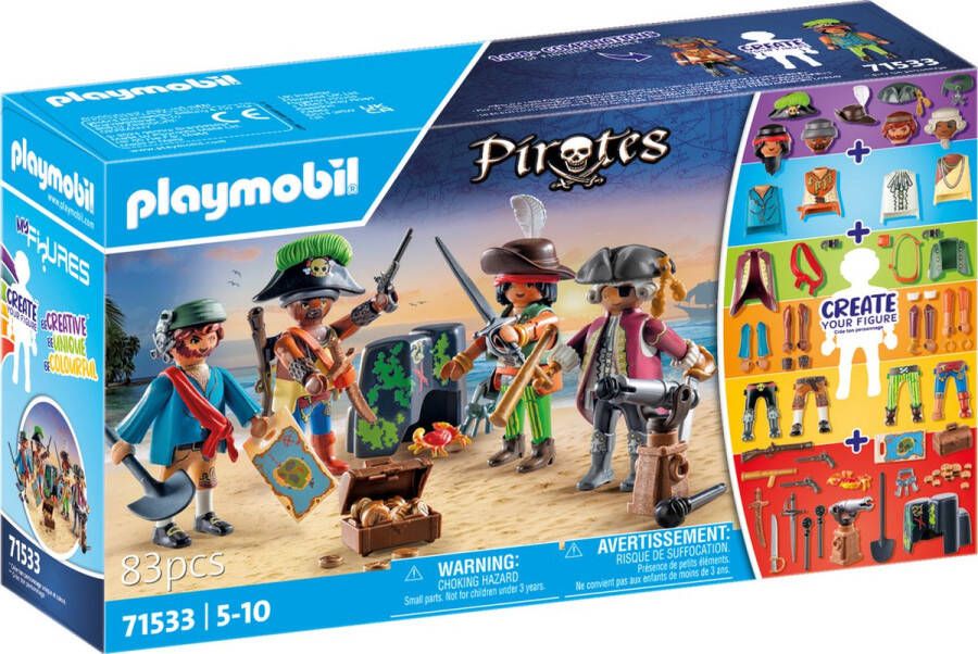 PLAYMOBIL Pirates My Figures Piraten 71533