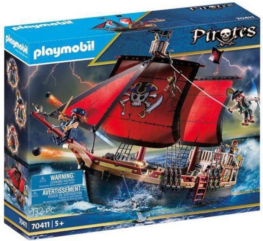 PLAYMOBIL Pirates Piratenschip (70411)