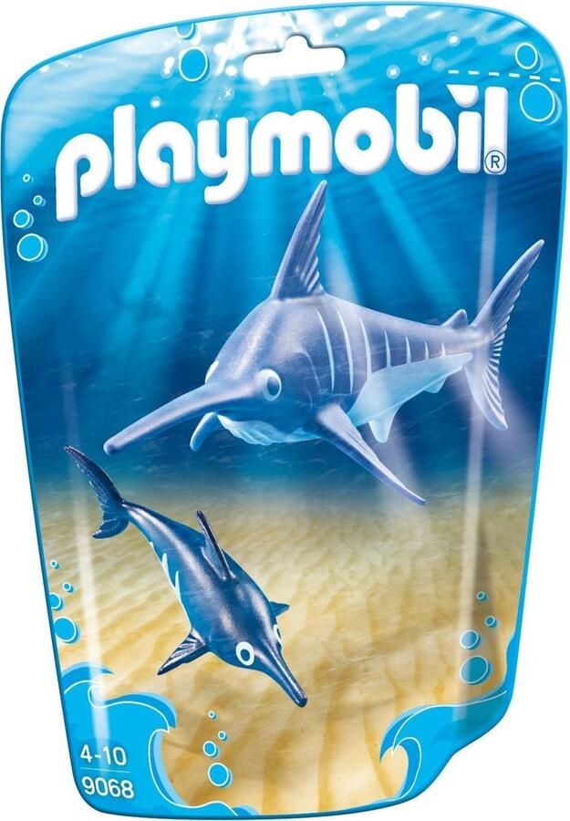 PLAYMOBIL Family Fun Zwaardvis Met Jong 9068