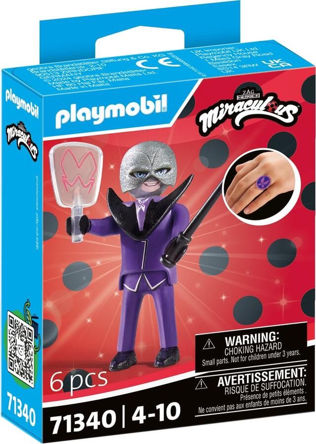 PLAYMOBIL Miraculous: Hawk Moth 71340