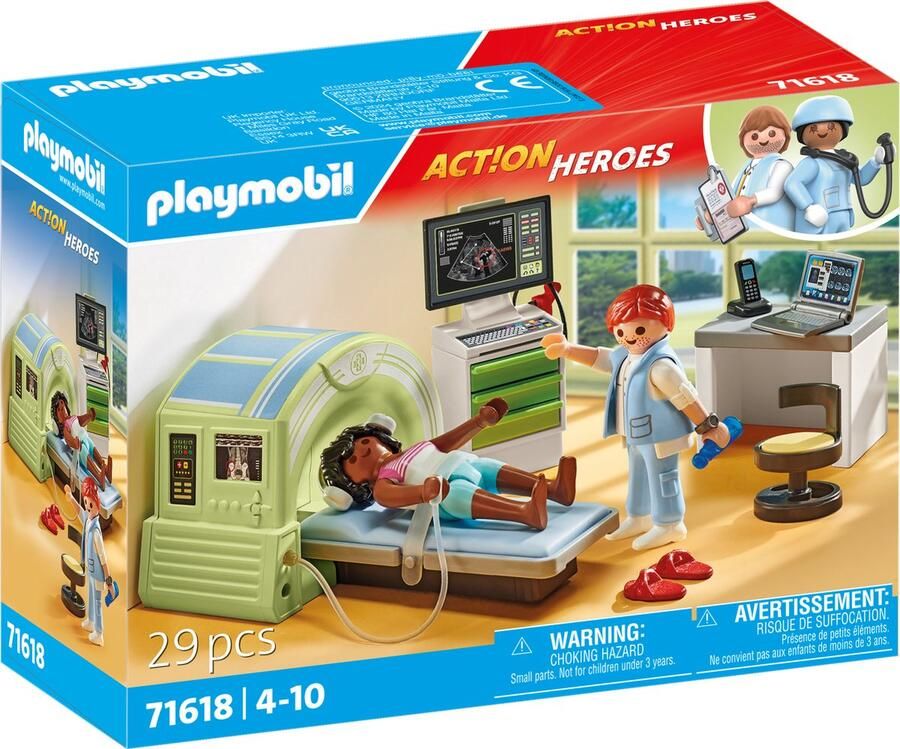 Playmobil Action heroes 71618 MRI met patient