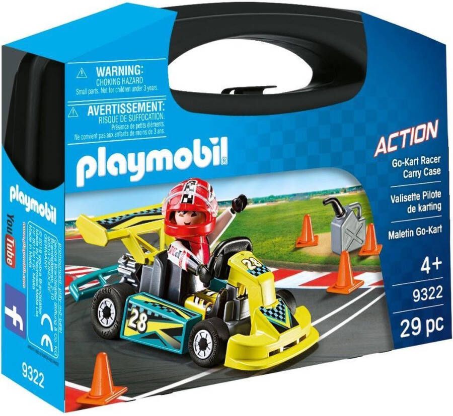 PLAYMOBIL Playset City Action Go Kart 9322 Speelfiguur